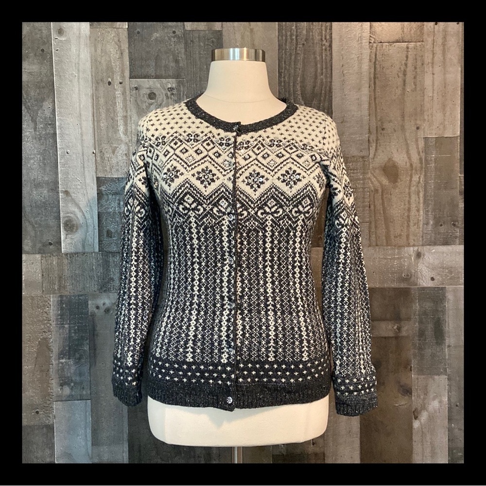 Kenar vintage 90s Y2K cardigan medium sparkly glam holiday party whimsigoth